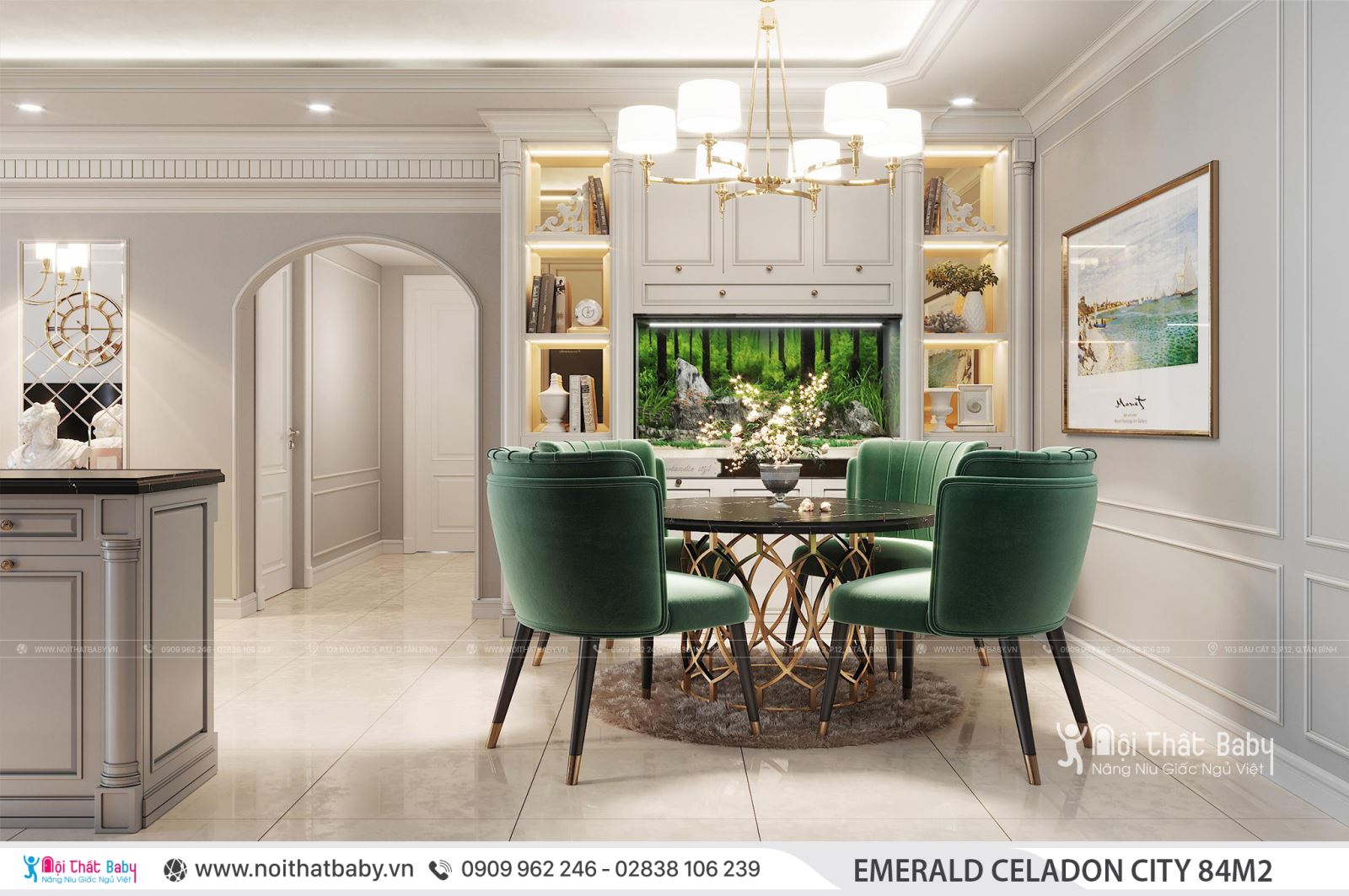 Tổng hợp các mẫu thiết kế nội thất Chung cư Emerald Celadon City